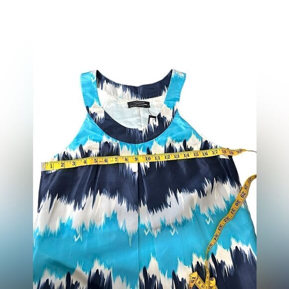 NWT CLUB MONACO 100% Silk Retro Shift Midi Dress Size 8 - Picture 12 of 13